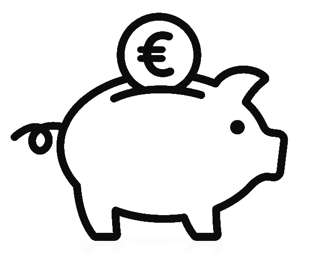 Schweinchen Symbol