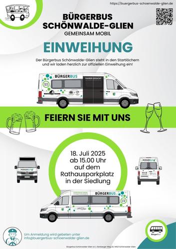 Einladung zur Einweihungsfeier am 18.07.2025 
