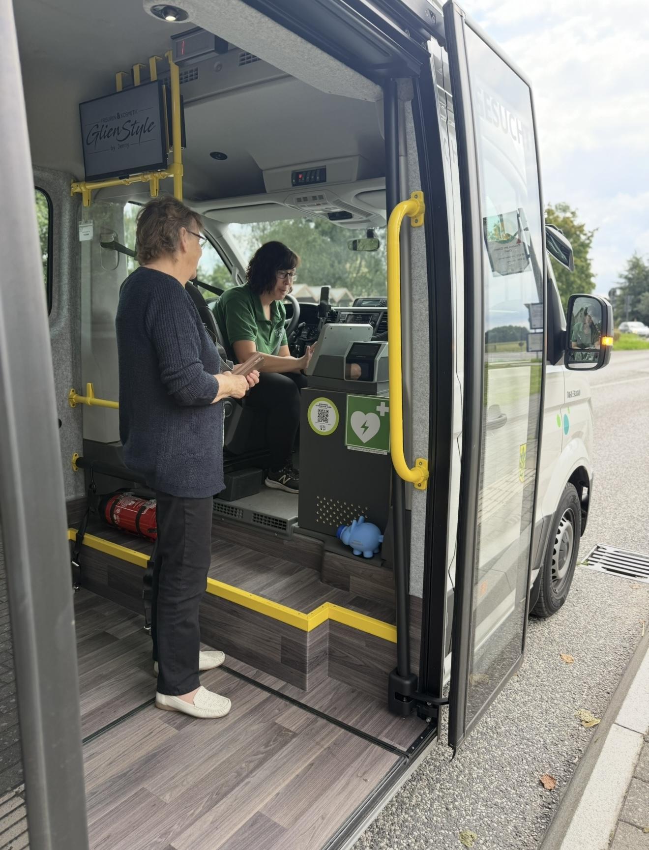1. August 2025 – Die erste Fahrt mit dem Bürgerbus Bild