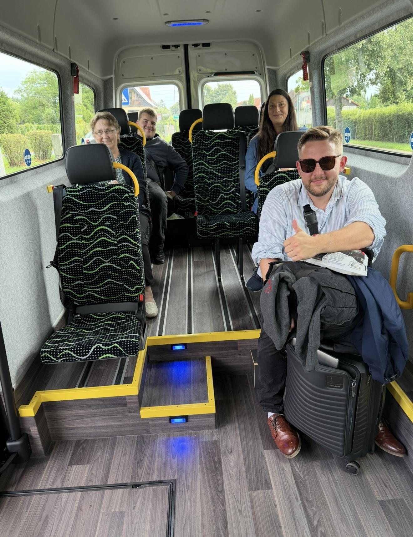 1. August 2025 – Die erste Fahrt mit dem Bürgerbus Bild