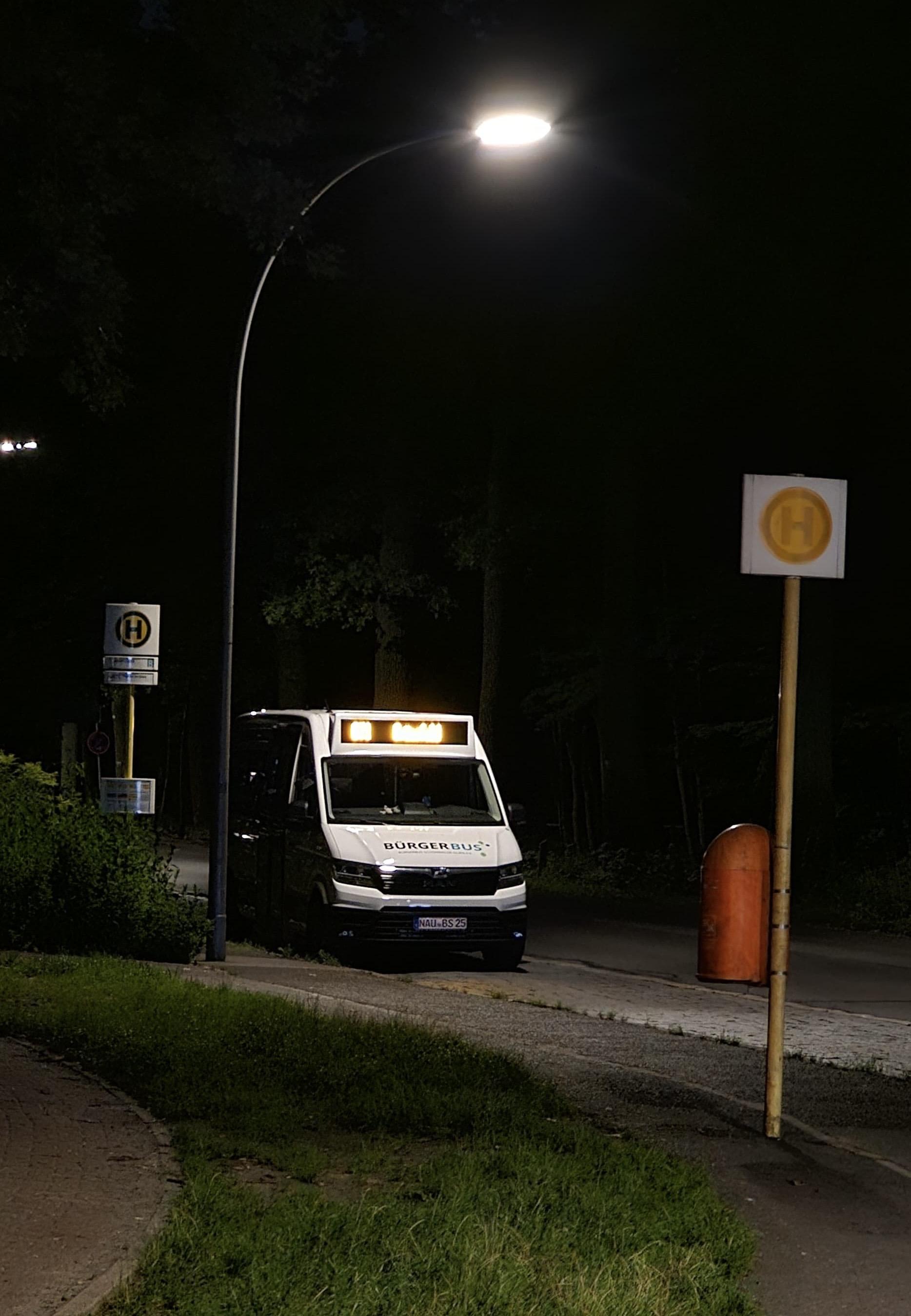 Unser Bürgerbus ist auch nachts unterwegs! Bild