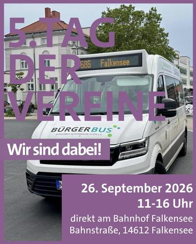 Tag der Vereine – Wir sind dabei!